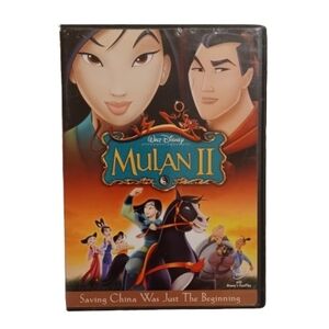 WALT DISNEY MULAN 2 II China Warrior Animated Classic Kid Family Movie Night DVD